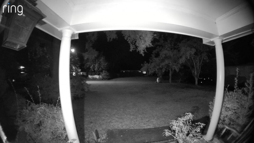 night vision on ring doorbell