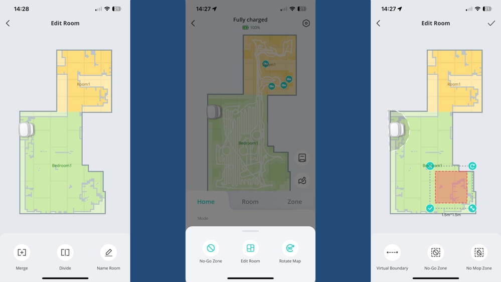 Eufy X10 Omni Pro app map management